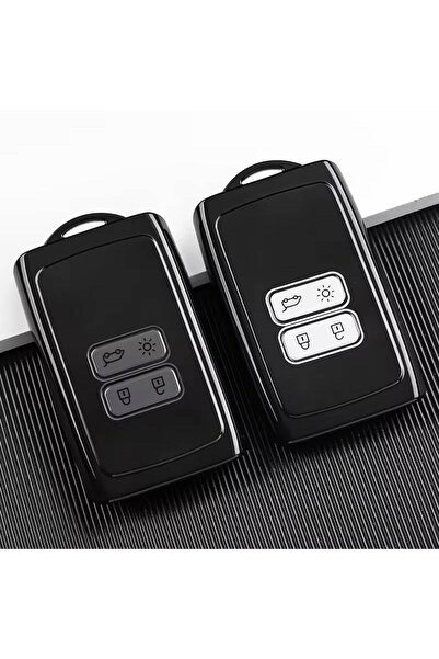 keymatik Renault Megane 4 Dacia,Kadjar,Clio Five,Black-Gray Color 4 Button Lu...