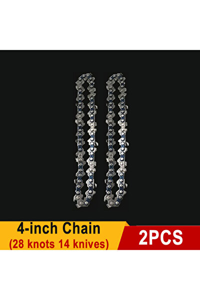 Choice8 2pcs 4-inch Chain 4 Inch Saw Blade Chainsaw Chains and Guide Bar Mini...
