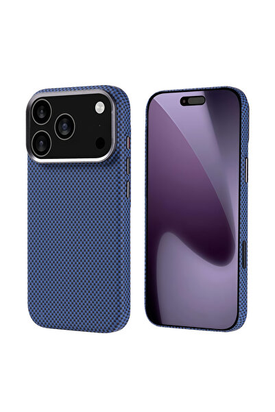 zore iPhone 17 Pro Kılıf Ultra İnce Magsafe Karbon Fiber Görünümlü İnce Hafif...