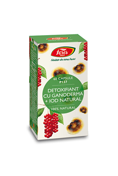 Fares Detoxifiant Ganoderma + Iod (P137) 60cps