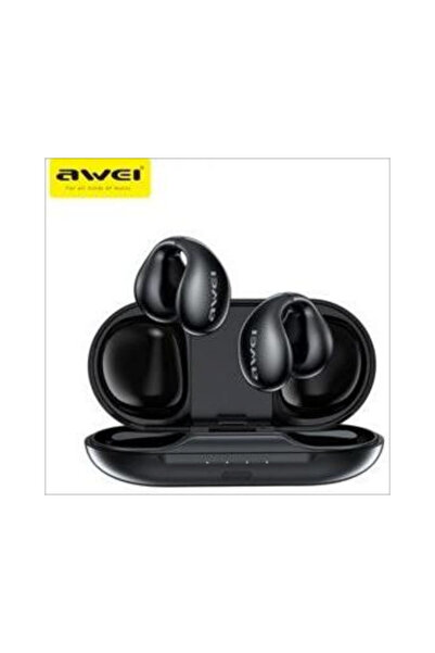 AWEI TZ2 Ακουστικά Bluetooth Ανοιχτού Τύπου Handsfree με Θήκη Φόρτισης Μαύρα