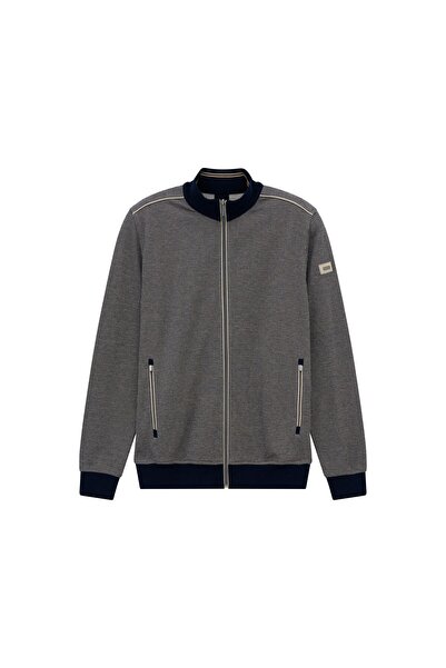 BUGATTI Cardigan bărbătesc 8750 15142E Bleumarin