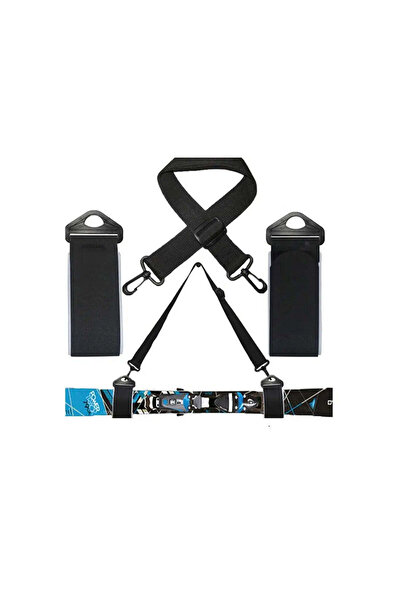 Beseder Curea Transport Schiuri - Accesoriu pentru Schi, Negru