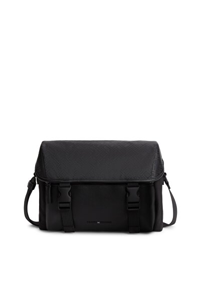 Tommy Hilfiger TH NYLON JACQUARD SATCHEL OS BDS Black