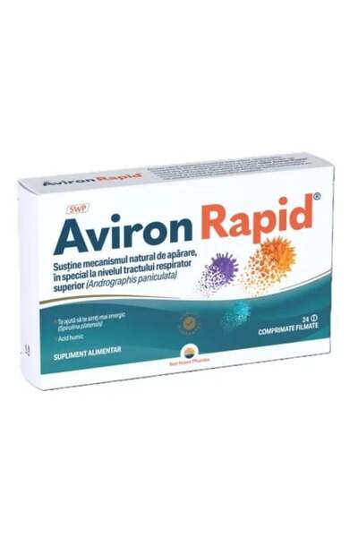 SUN WAVE PHARMA Aviron Rapid, 24 comprimate filmate,