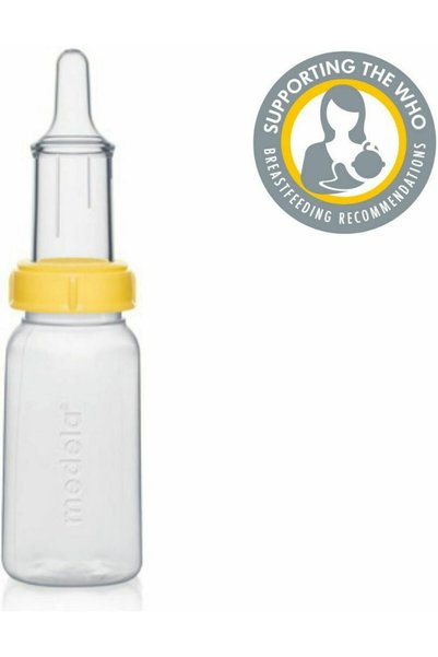 Medela Πλαστικό μπιμπερό ειδικών αναγκών με θηλή σιλικόνης για 0+ μηνών 150 ml