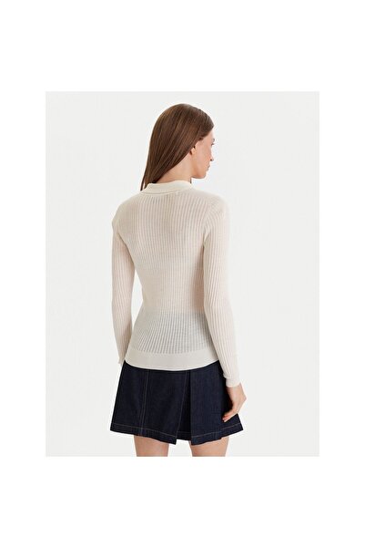 Lacoste Pulover de damă AF4006 Crem