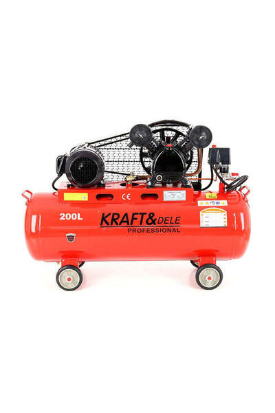 Kraft&dele Compresor de ulei, 200 l, 2 pistoane, 400 V, KD 407