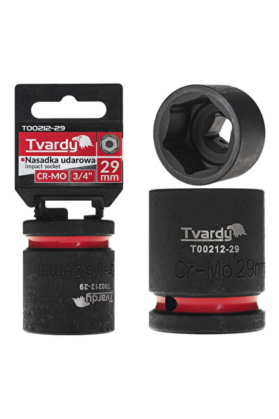 Tvardy Cheie tubulară de impact cu 6 puncte 3/4 ", 29 mm, Cr-Mo, T00212-29
