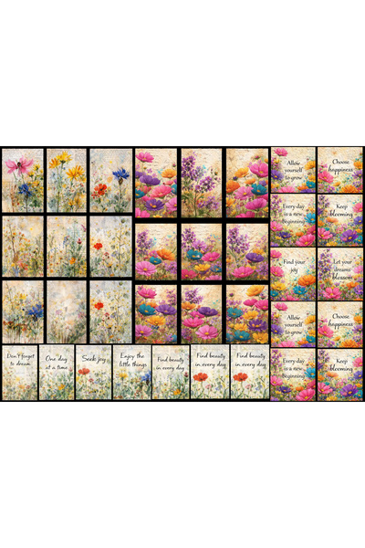 TELLGRAF Patterns Themed Sticker Set (21X31 cm 1 Set)