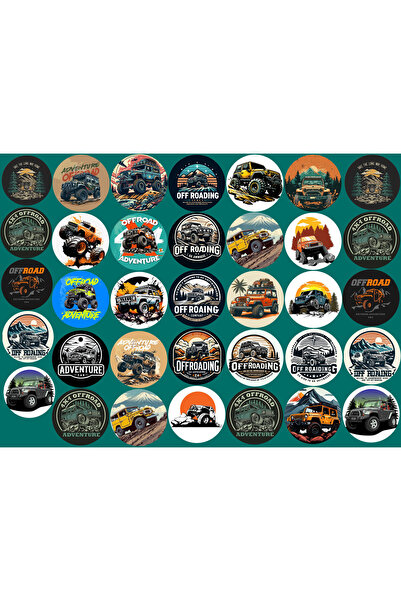 TELLGRAF Adventure Themed Sticker Set (21X30 cm 1 Set)