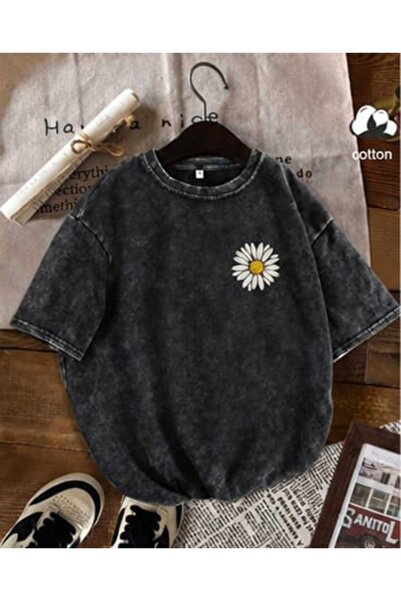 classy moda Unisex Colorful Oversize Printed T-Shirt Streetwear Comfortable F...