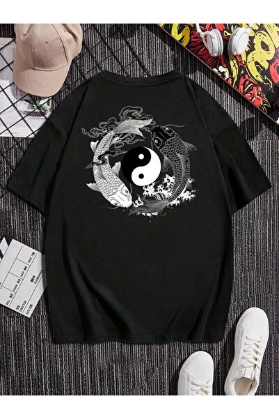 classy moda Unisex πολύχρωμο μπλουζάκι με στάμπα Oversize Streetwear Άνετη εφ...