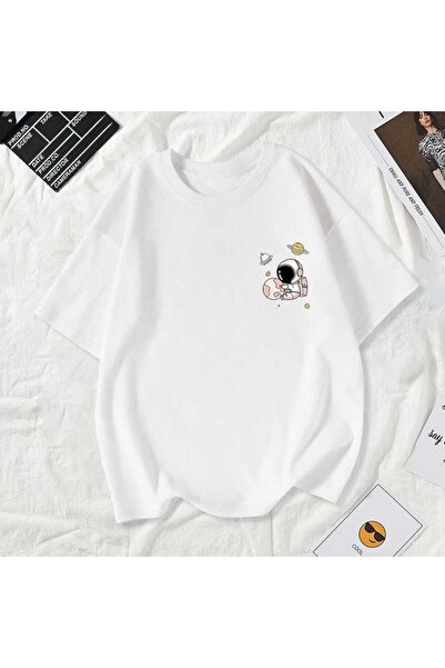 bellanova Elanco Unisex Colorful Oversize Printed T-Shirt Streetwear Comforta...