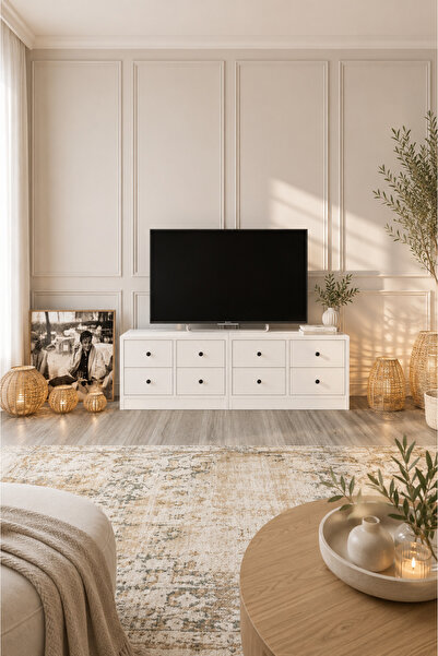 nettrends.net the new trend of shopping Modern 8 Çekmeceli TV Ünitesi 130 Cm ...
