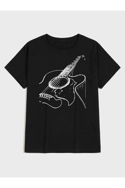 classy moda Unisex Colorful Oversize Printed T-Shirt Streetwear Comfortable F...