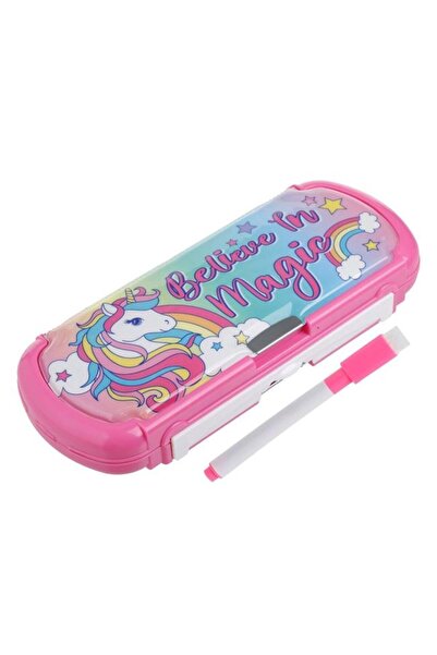 Jumbo Penar magnetic cu design unicorn, tablă și marker 23 x 9 x 3.2 cm