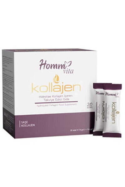hommvita Homm Vita Hydrolyzed Collagen Drink - 7.5g x 20 Sachets for Skin and...