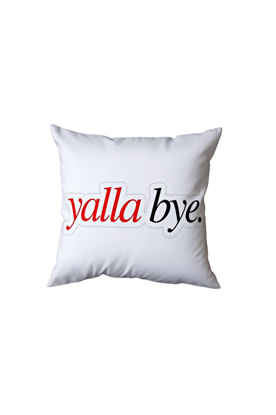 Beramussa Yalla Bye Written Pillow, Gift
