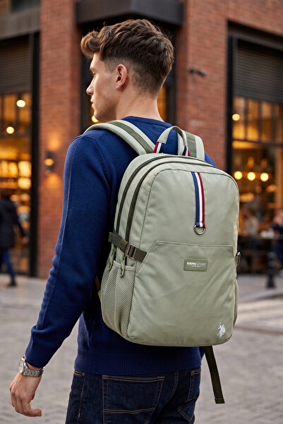 U.S. Polo Assn. حقيبة ظهر مدرسية للجنسين من US Polo Assn PLCAN 24093-24094-24...
