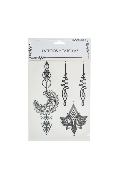 OEM Tatuaje temporare autocolante pentru piept, 4 bucăți – schimbare rapidă d...