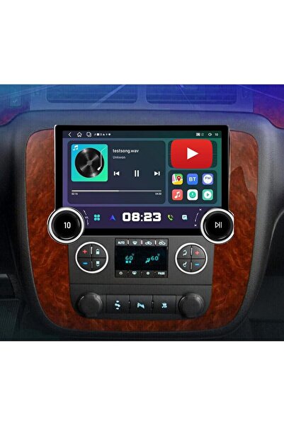 Carplayer شاشة أندرويد 2K لسيارات جي إم سي يوكون وتاهو دينالي موديلات 2007 إل...