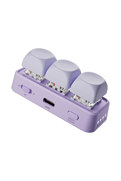 Choice1 PURPLE HanLinYue white Free3 mini Bluetooth keyboard supports vertica...
