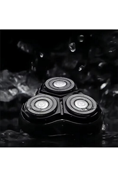 Choice black Men's Shaver Replacement Head 3D Floating Design Waterproof Wash...