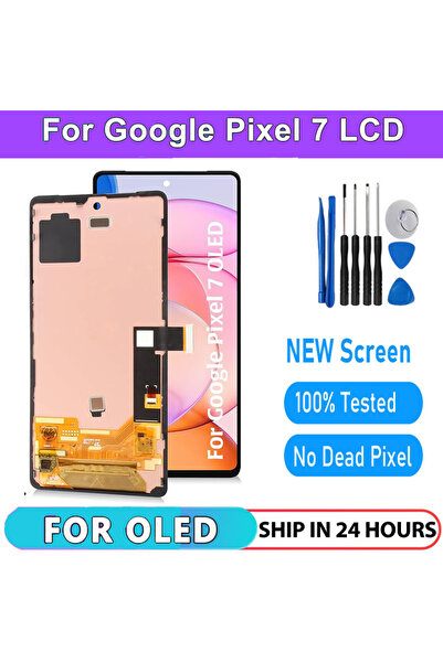 Choice OLED With Frame OLED Screen Replacement For Google Pixel 7 LCD GVU6C G...