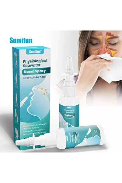 OPOVE Natural Physiological Seawater Nasal Spray, Saline Nasal Spray to Clear...