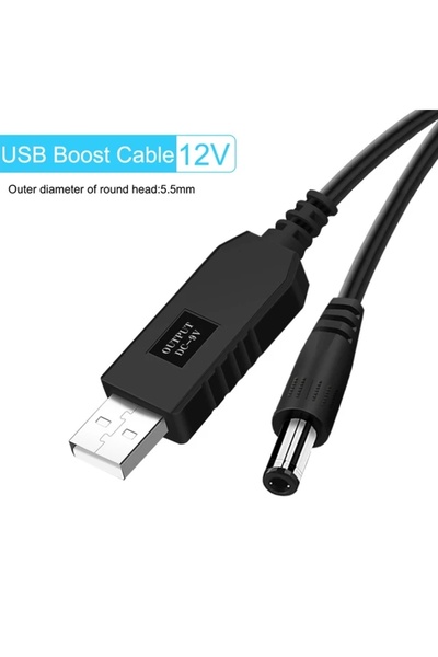 Choice1 12V Cable USB to DC Power Cable 5V To 12V Boost Converter 8 Adapters ...