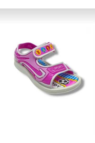 PERA zeugma Pera Unisex Düdüklü Cırt Cırtlı Kaymaz Taban Sport Sandalet
