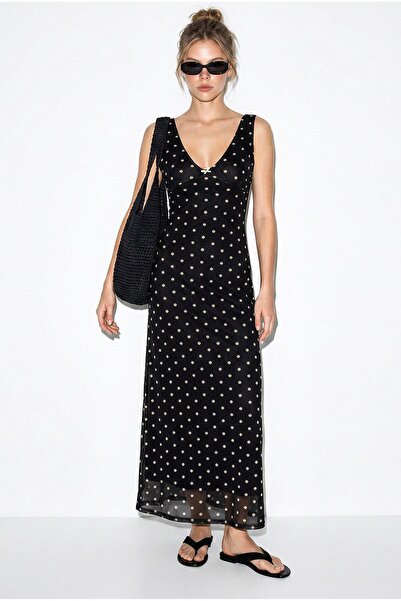 Hiccup LUCCI Rochie Maxi Din Tul Cu Buline