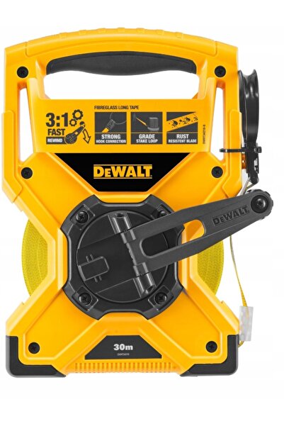Dewalt MIARA MIARKA Ruletă retractabilă din fibră de sticlă de 30m DWHT34218-0