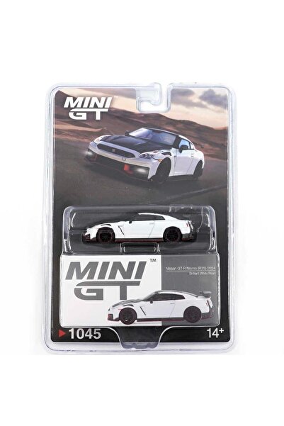 mini gt 1/64 Nissan Gt-R Nismo 2024 Brilliant White Pearl No:1045 Blister