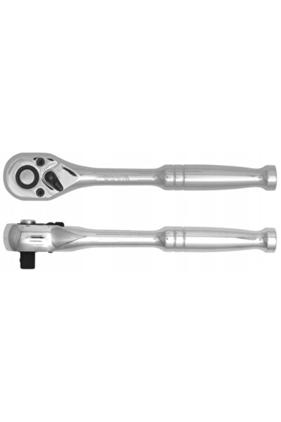 yato Cheie cu clichet 1/4 " CRV 6140, 72 dinți, crom satinat, 125mm, cu elibe...