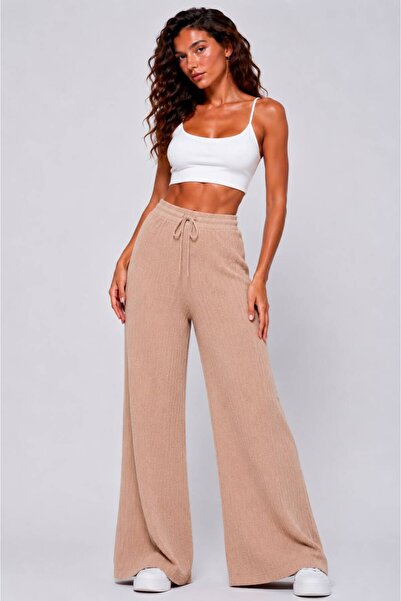 LA TUBA Women's Elastic Flexible Stretch Fabric Pants Seasonal