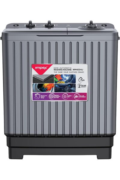 Generic 7Kg Twin Tub Semi-Automatic Washing Machine Appliance, Air Turbo Dry,...