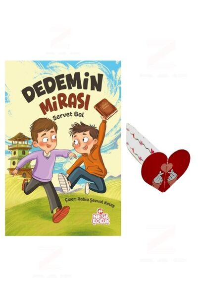 Nesil Çocuk Yayınları Servet Bal Dedemin Mirası Özel Tasarım Kalp Ayraç Hediyeli