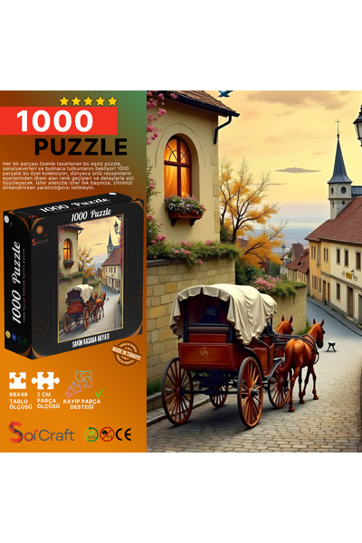 Soi Craft 1000 Parça Puzzle Sakin Kasaba Hayatı