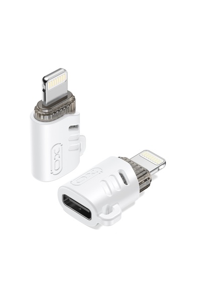 Xo NB256E Προσαρμογέας USB-C σε Lightning, λευκός