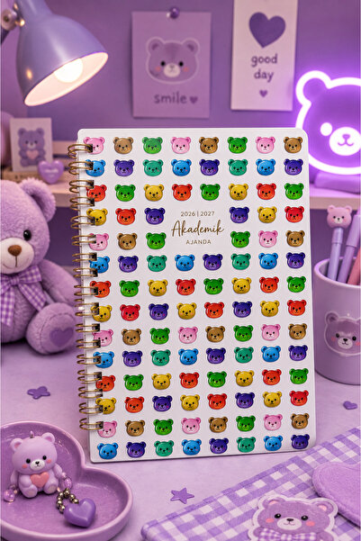 ASIAN Spiralli Akademik Ajanda (2026 Eylül/2027 Ağustos) - Teddy