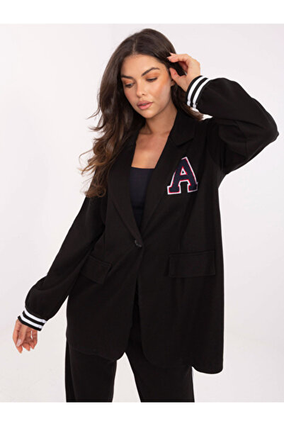 rue parıs Compleu Dama, RUE PARIS, Viscoza, Maneca lunga, Negru, model IT-KM9...