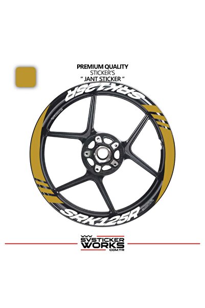 ARONA Rks srk125r wide rim cover sticker label model 16-piece set sticker hig...