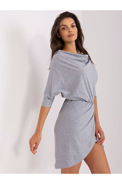 LILYROSE Rochie Dama, Lily Rose, Bumbac, Rochie petrecuta, Gri, model EM-SK-H...