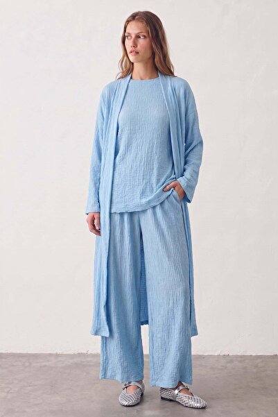 zenne Triple Wrap Set Y0154 - Baby Blue