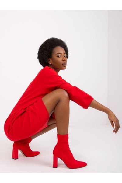 Relevance Women's Dress, RELEVANCE, Cotton, Oversized dress, Red, model RV-SK...