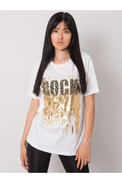 H&B Tricou Dama Mini, Imprimat, H&B, Alb Model HB-TS-3066.70