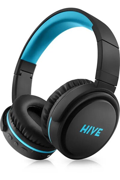 Niceboy Căști Over-Ear BT 5.0 Pliabile Hive XL Negru-Albastru
