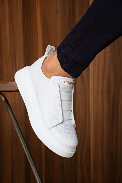 pabucmarketi Elastic Men's Sneakers White